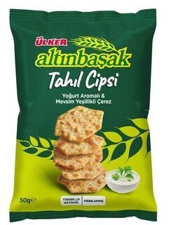 Ülker Altınbaşak Cereal Chips with Yogurt and Seasonal Greens 50 g
