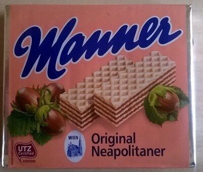 Knusprige Waffeln mit Haselnusscremefüllung